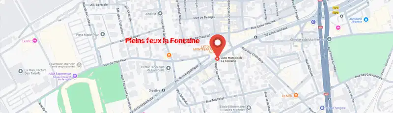 Trouver l'auto-école Pleins Feux à Riom